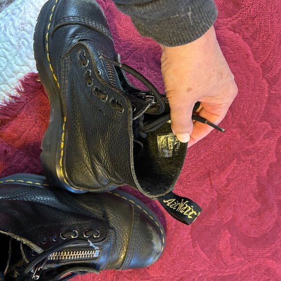 Dr. Martens Black Platform Boots - Picture 5 of 6